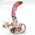 Snake/Cobra Miniature Figurines, Hand Blown Glass Art Collectible Gift for Home Decor (Multi-Red)