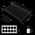 Acrylic Spice Organizer,Acrylic Seasonings Spice Rack,Expandable From 9" to 18",With 160 Labels,for Drawer/Countertop - Fits Most Standard Drawers(Jars not included)