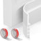 GroTheory 2 Pack Door Draft Stopper, Under Door Sweep for Exterior & Interior Doors, Weather Stripping Door Seal, White