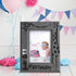 BELLA BUSTA My First Birthday Picture Frame, Engraved Leather Frame for Baby's First Birthday (5 x 7 Vertical)