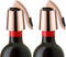 Wine Stoppers Set of 2 - Premium Stainless Steel Bottle Stopper with Silicone Seal, Reusable Beverage Preserver