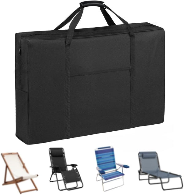 QYILUARE Heavy Duty Folding Chair Storage Bag | Upgrade Large Water-Resistant Carry Bag