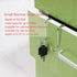 Poeland Over Cabinet Drawer Double Hooks - 304 Stainless Steel Narrow Door Hook for Kitchen, Bathroom, Pack of 4