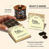 Aromafume Palo Santo Incense Bricks, 2 Trays x 9 Pieces Each with Snowflake Diffuser for Spirituality