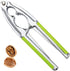 Kunovo Nutcracker for Nuts,Nut Cracker Tool for Walnut,Pecan,Macadamias,Hazelnuts, Almonds, Lobster,CrabGreen