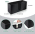 1Pack Countertop, Paper Towel Holder Black Acrylic Napkin Dispenser, Multifold Paper Towel Dispenser for Z-fold C-fold