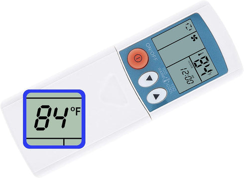 RCECAOSHAN Remote Control for Mitsubishi Electric Mr Slim Air Conditioner KM07L E12C30426, Fahrenheit Display