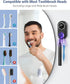 Toothbrush Sanitizer Holder, Upgraded UV Toothbrush Holder with Dual-Mode Clean & Fan Dry, LED Smart Screen