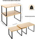 Bamber Large Spice Rack Organizer, Solid Wood Cabinet Shelf for Kitchen Countertop Storage, Set of 2, 16.5x10 Inches