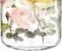 Glass Soap Pump Dispenser Floral and Butterfly, 17 Ounce by A Ting