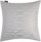 Silver Couch Throw Pillow Cover 1pc 20X20inch Ecru White Textural Linen Look Metallic Print Rhombus Decorative