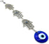 Demiwares Evil Eye Protection Charm - Hamsa Fatima Holy Hand with Evil Eye Glass, Handmade Turkish Ornament