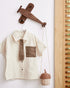 Vinoil Kids Coat Rack Wall Mount, Airplane-Shaped Wooden Wall Coat Hooks for Kids, Cute Walnut Coat Hanger Heavy Duty