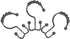 Metal Double Glide Roller Shower Curtain Hooks Rings - 100% Stainless Steel, Set of 12, Oil Rubbed Bronze