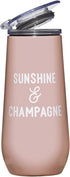 Santa Barbara Design Studio SIPS Drinkware Champagne Tumbler, 12-Ounce, Sunshine