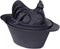 US Stove Kettle Chicken Steamer, For Use with Hot Stove, Cast Iron,