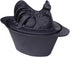 US Stove Kettle Chicken Steamer, For Use with Hot Stove, Cast Iron,