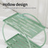 2-Tier Counter Countertop Green Perfume Organizer for Dresser, Bathroom Organizers, Elegant Round Makeup Organizer