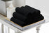 24-Pack 12 12 Inch Avalon Towels Cotton Washcloths x Black Super Soft & Absorbent Ring-Spun Cotton Wash Cloths
