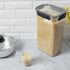 Home Basics 169 oz. Large Food Storage Container with Airtight Lid, Clear Design