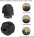 YISH Speed Control Knob Replacement for KitchenAid Stand Mixer, Lock Lever Attachment Knob (Y742FG)