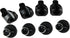 Sun Shade Parts Bungee Kit and End Cap, Weather Resistant for Coolaroo Exterior Roller Shade, Outdoor Blinds, 2 Sets