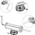 2 LB Food Grade Stainless Steel Vertical Sausage Stuffer Maker Sausage Filler Meat Pork Filler for Home & Restaurant