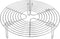 Round Steamer Rack and Cooling Rack - Stainless Steel Pot Trivet, Cooking Rack for Baking, Canning, Steaming