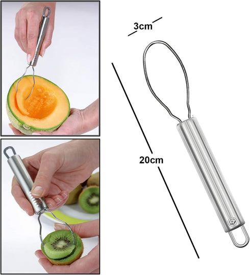 NewlineNY Stainless Steel Kitchen Tools: Fruit Helper, 3 Pcs