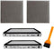 VideoPUP 2 Pack Exhaust HEPA Filters with Foam Filters, Compatible with Kenmore EF-1 Model 86889, Panasonic MC-V199H,