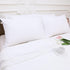 NTBAY 4 Pack Zippered Waterproof Pillow Protectors, Super Soft Quiet Zip Pillow Cases 20x26 Inches Jersey Pure White