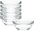 Iyulania 1.5 oz Clear Glass Bowl, Mini Prep Dish for Salt and Spices,