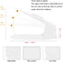 Soerreo (20 Set,White) Shoe Slot Storage Box Adjustable Shoe Rack Save Space Suitable for High Low Heels, Sneakers