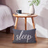 ULOVE LOVE YOURSELF Sleep Lumbar Throw Pillow Covers, Rustic Decorative 12 x 20 Inch Cushion Covers