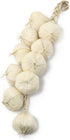 SQXBK 2PCS Artificial Garlic String Lifelike Fake White Garlic Hanging String Foam Vegetables Kitchen Decoration