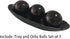 CHENGXINWENHUA Set 3,Ideal Home Decor Tray and Orbs Balls of Gift for Weddings Special Occasions and for Decorative
