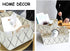 Small Storage Baskets, Toy Storage Organizer Rectangle Basket, Decorative Storage Basket with Wooden Handles