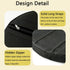 17.7" 9.8"(25cm) Thick Seat Cushion for Telescopic Stools (Exclude Stool), D Chair Pads with Soft Foam and Three Pegs