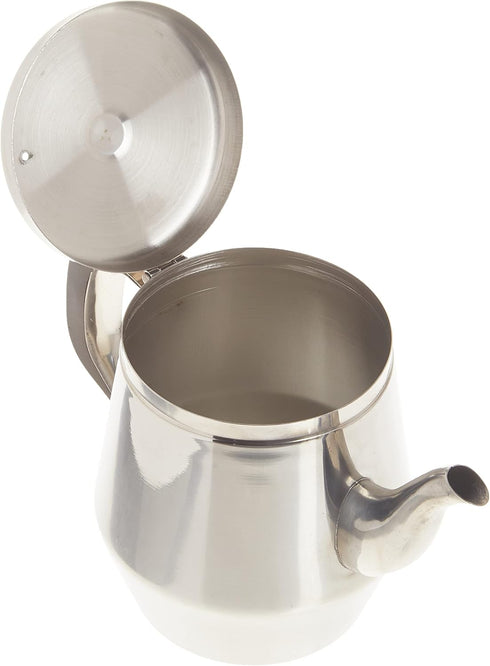 Winco Gooseneck Teapot, 32-Ounce, Stainless Steel, Medium