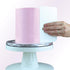 PME Cake Decorating 8" Tall Plain Edge Plastic Side Scraper - 8 x 3.7 Inches, White