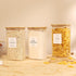 3 Pack 132 51 floz Square Glass Pantry Storage Containers with Kitchen Food Pantry Labels - Clear Glass Pantry Jars