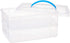 Snapware Snap 'N Stack Portable Storage Bin for Tools and Craft, 14.1 x 10.5-Inch Clear BPA-Free Container