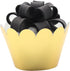 KPOSIYA Set of 100 Artistic Bake Cake Cups, Filigree Little Vine Lace Laser Cut Cupcake Wrapper for Decoration