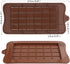 Newk Chocolate Silicone Molds, Break-Apart Candy & Energy Bar Molds, Pack of 6 for Baking