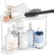 Yieach 2 Tier Corner Bathroom Counter Organizer,Clear Sink Shelf,Bathroom Corner Organizer and Storage