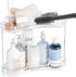Yieach 2 Tier Corner Bathroom Counter Organizer,Clear Sink Shelf,Bathroom Corner Organizer and Storage