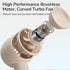 JISULIFE Portable Handheld Fan, Bladeless Mini Fan with 4500mAh, USB Rechargeable for Travel