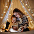 ChiRee 9.85FT Unicorn String Lights Cute Pom Poms Fairy LED String Lights Battery Operated with Timer Decor Lights