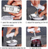 Caliamary Jar Opener for Seniors with Arthritis, Adjustable Stainless Steel Lids Off Easy Opener