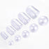 25 Set 50 Pieces Christmas Clear Plastic Fillable Ornaments, DIY Bath Bomb Mold, Acrylic Balls for Wedding Party Decor